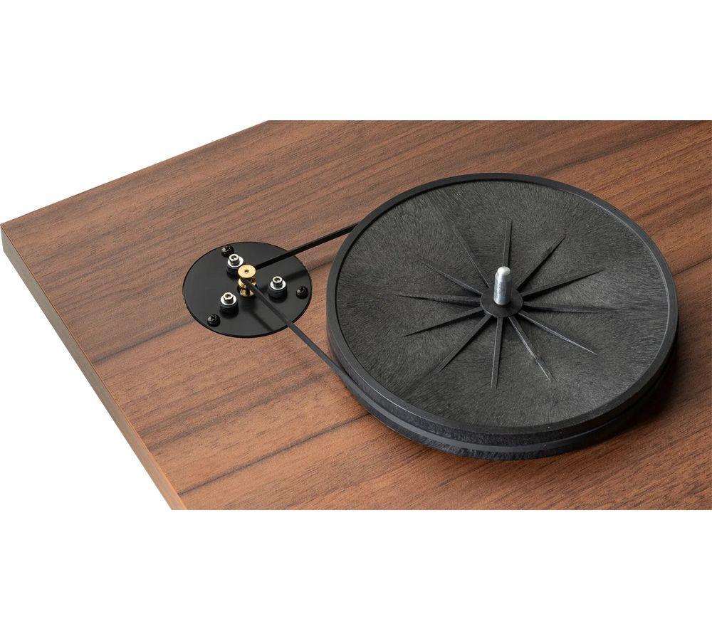 PRO-JECT E1 Standard Belt Drive Turntable - Walnut image number 4 of 5