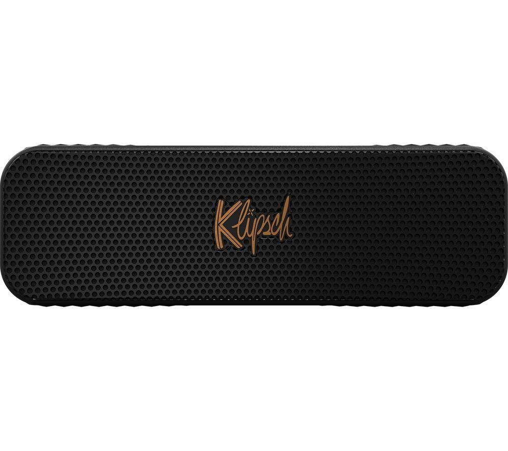 Klipsch Detroit Portable Bluetooth Speaker - Black, Black