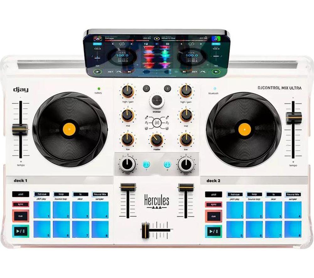 HERCULES DJControl Mix Ultra - White image number 3 of 4