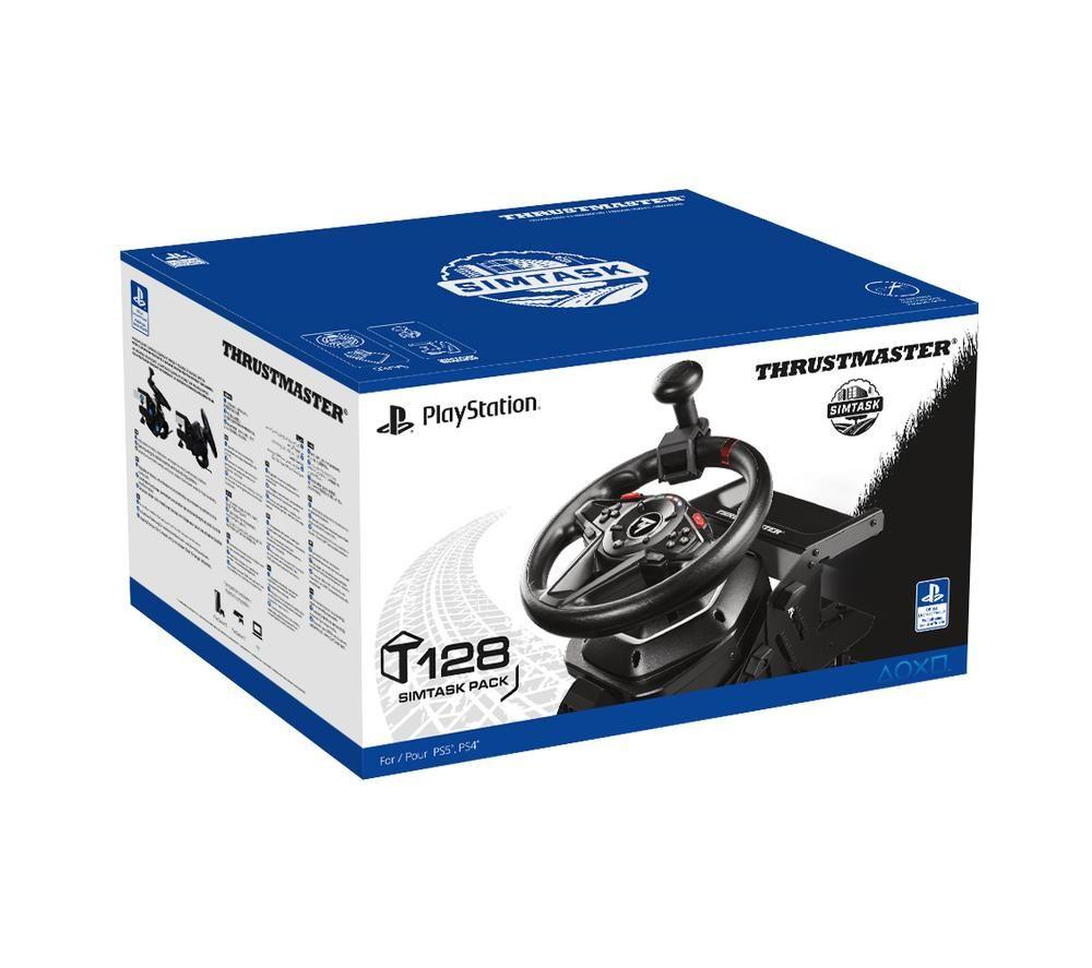 THRUSTMASTER T128 SimTask Racing Wheel & Pedals Pack image number 5 of 7