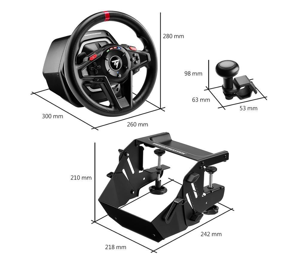 THRUSTMASTER T128 SimTask Racing Wheel & Pedals Pack image number 6 of 7