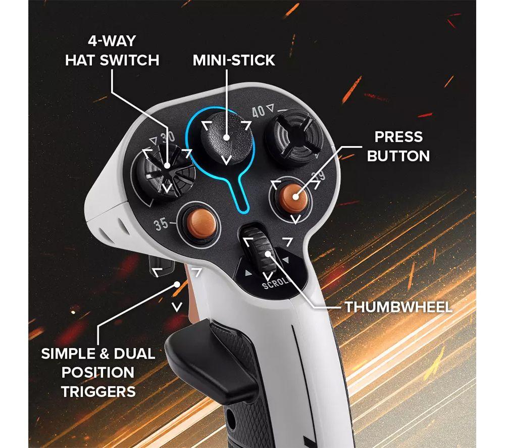 THRUSTMASTER SOL-R 1 Joystick - White & Black image number 5 of 8