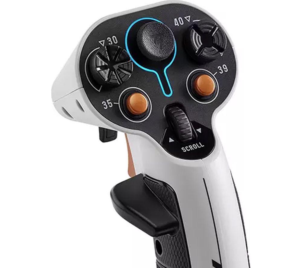 THRUSTMASTER Sol-R 2 HOSAS Space Sim Duo Joystick - White & Black image number 2 of 8