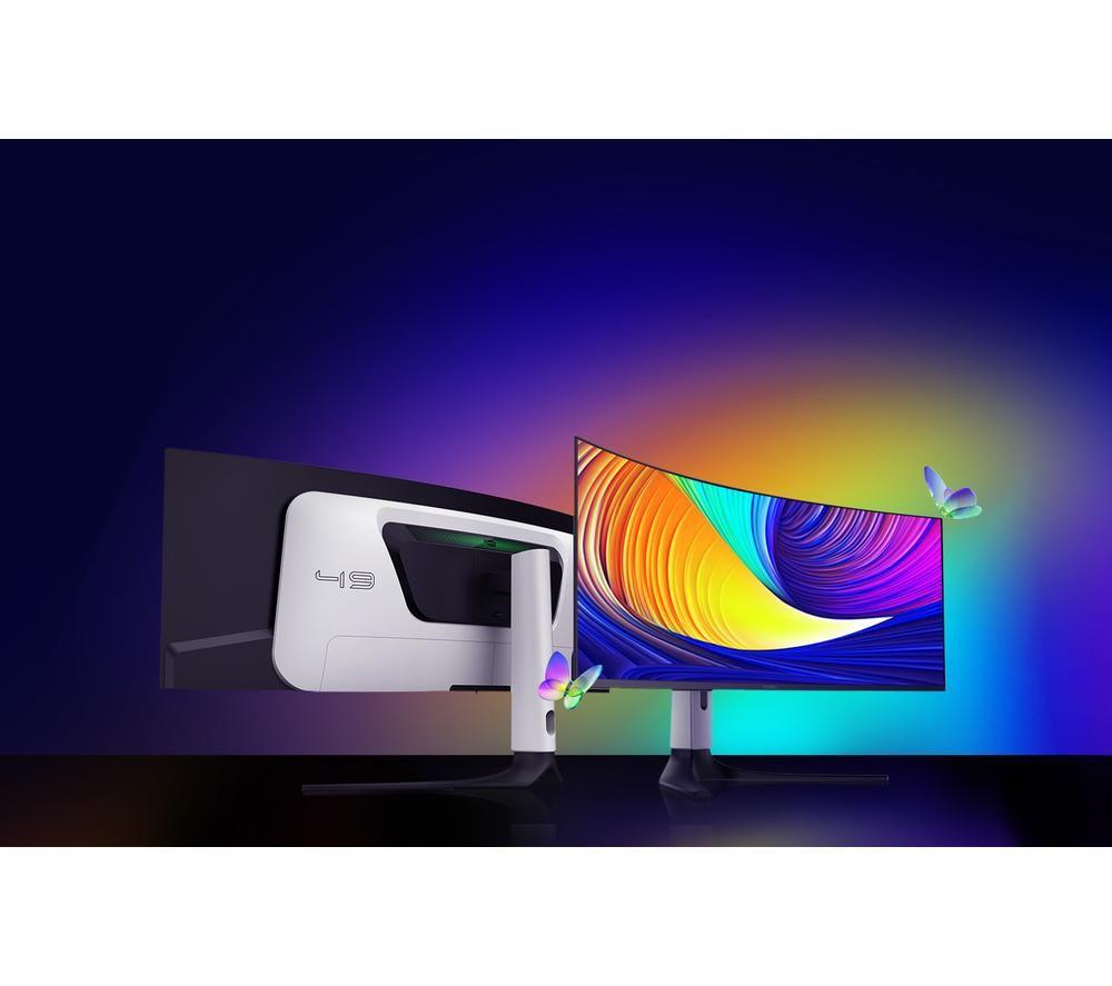 KOORUI S4941XO Dual Quad HD 49" Curved Quantum Dot OLED Gaming Monitor - Black image number 2 of 9