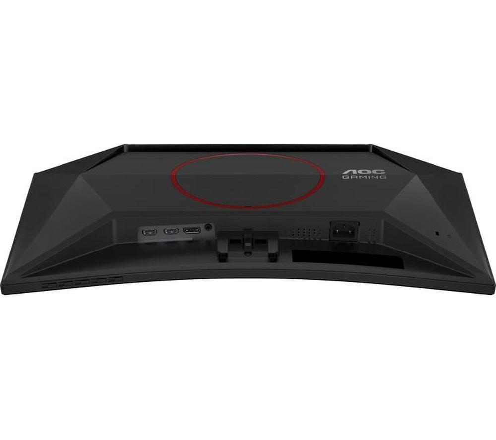 AOC C24G42E Full HD 24" Curved VA WLED Gaming Monitor - Black & Red image number 7 of 10