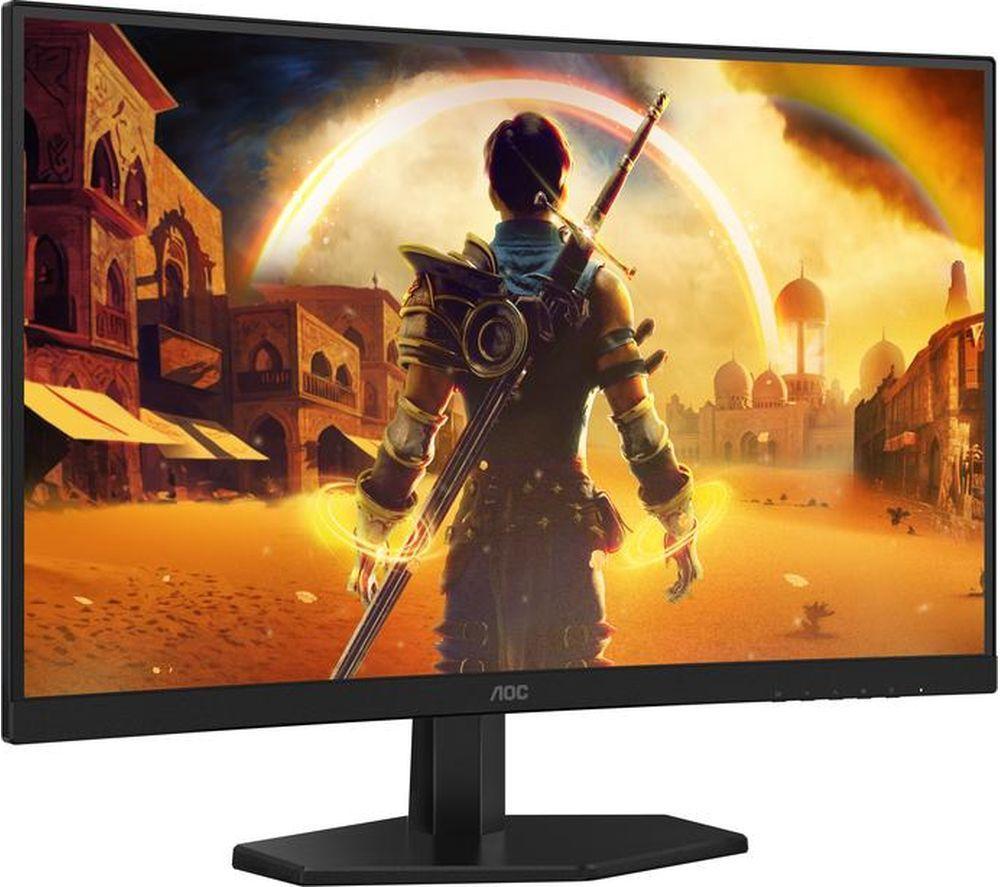 AOC C27G42E Full HD 27" Curved VA WLED Gaming Monitor - Black & Red image number 6 of 11