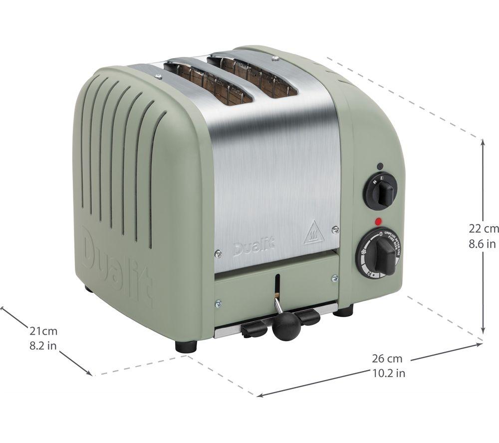 DUALIT 20461 2-Slice Toaster - Sage image number 9 of 9
