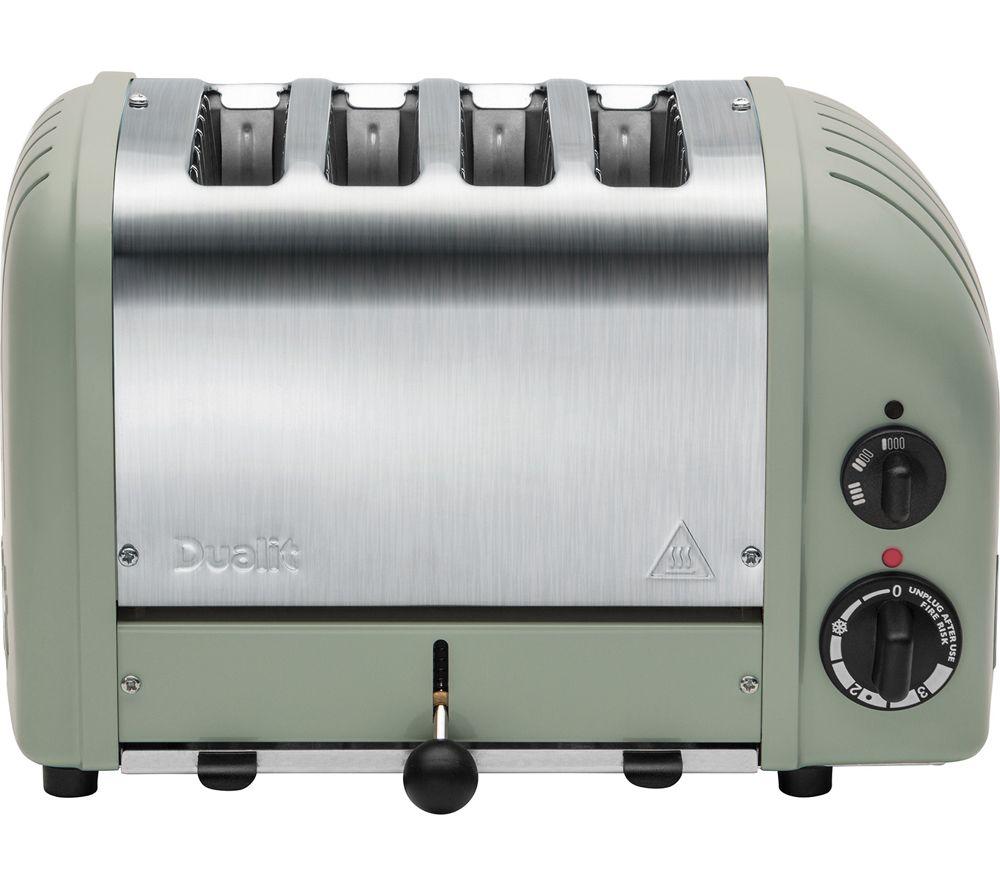 Dualit 40578 4-Slice Toaster - Sage, Green,Silver/Grey