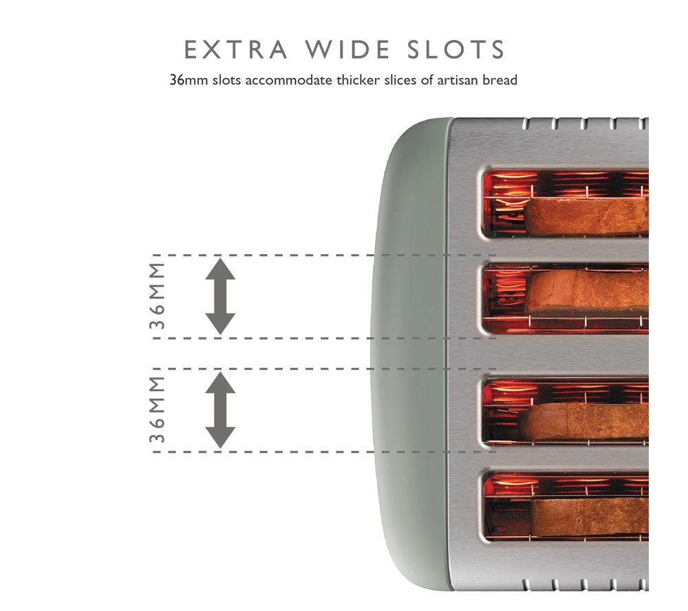 DUALIT Lite 46220 4-Slice Toaster - Sage image number 4 of 10