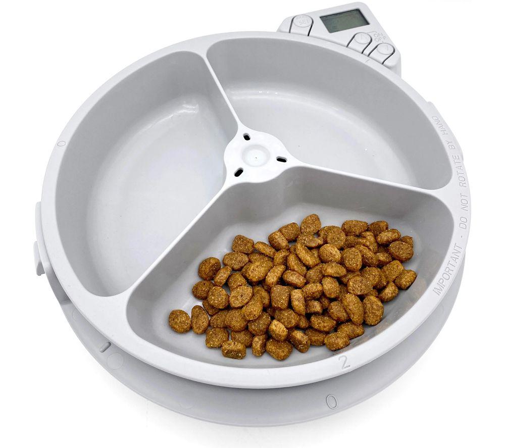 CLOSER PETS Cat Mate C300 Three-Meal Automatic Pet Feeder - White image number 3 of 6