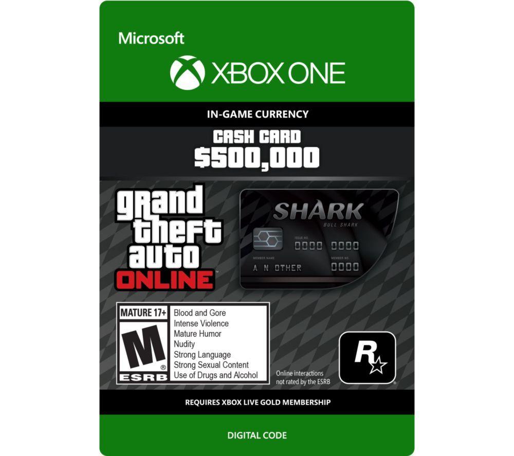 Xbox Grand Theft Auto Online - 500,000 Gta Dollars