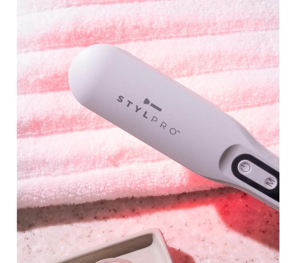 STYLPRO Root Renew Red Light Therapy Hairbrush - White image number 3 of 8