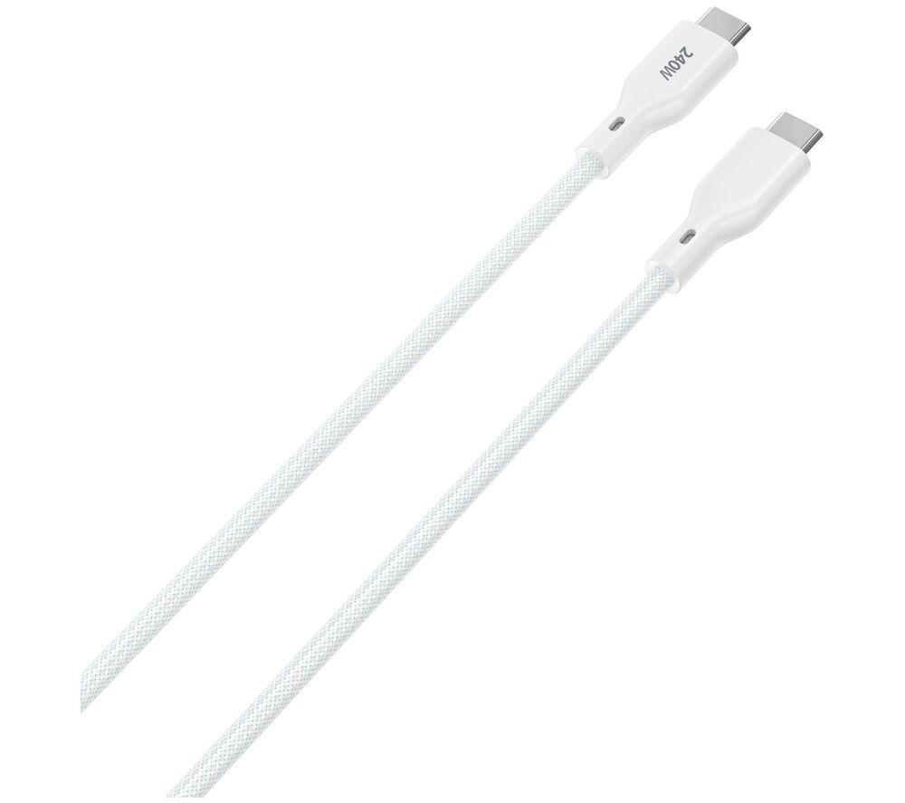 SANDSTROM S240CC226 240W Braided USB‑C to USB‑C Cable - 2 m image number 3 of 3