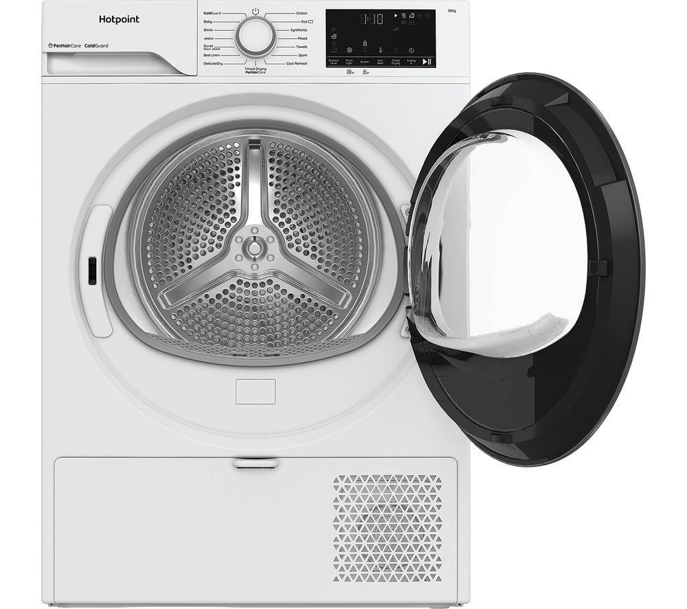 HOTPOINT PetHairCare C HD 103M WW UK 10 kg Heat Pump Tumble Dryer - White image number 2 of 14