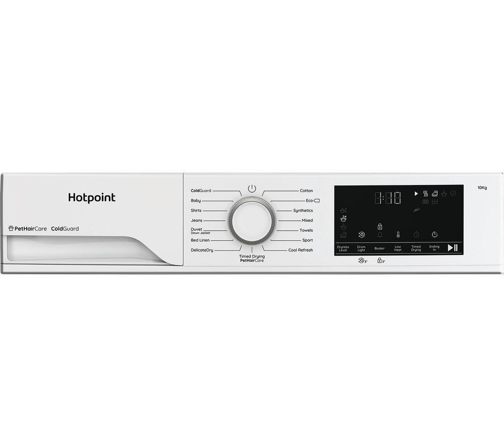 HOTPOINT PetHairCare C HD 103M WW UK 10 kg Heat Pump Tumble Dryer - White image number 8 of 14