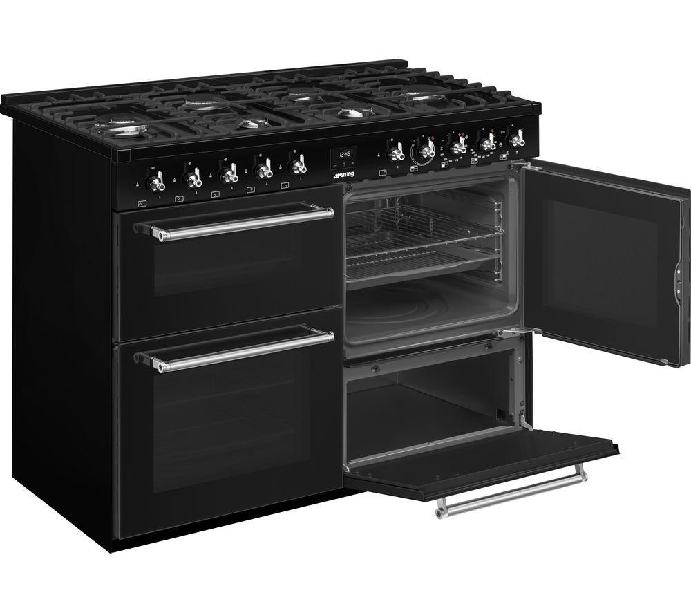 SMEG Concert CX113GMBL 110 cm Dual Fuel Range Cooker - Black image number 4 of 4