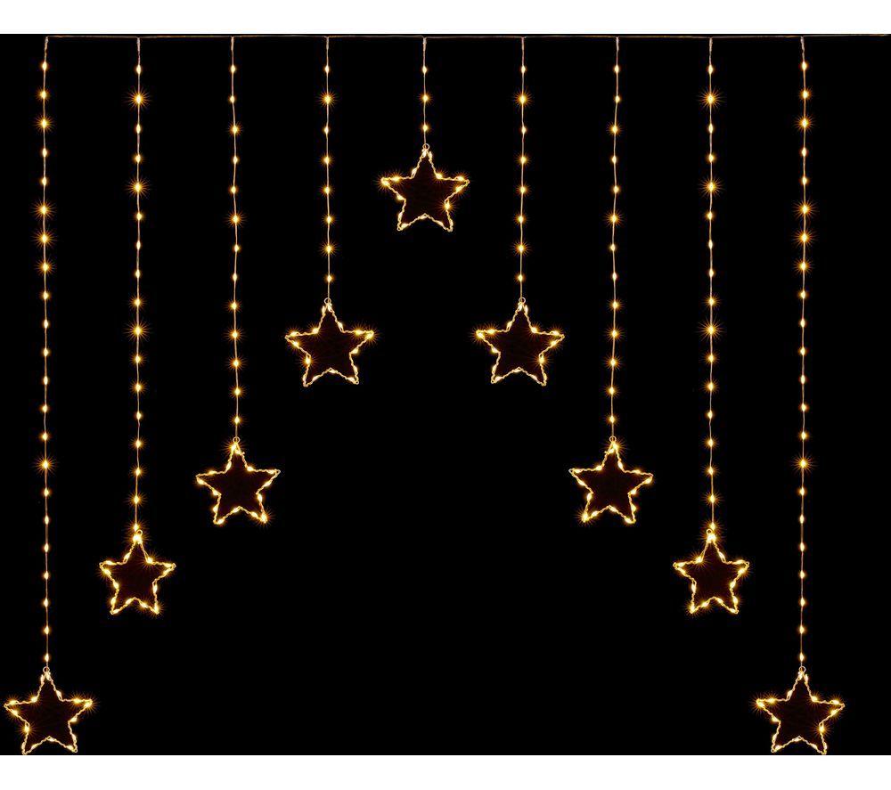 PREMIER Flexibright Star V 258 Warm White LED Curtain Light - 1.2 x 1.2 m image number 2 of 3