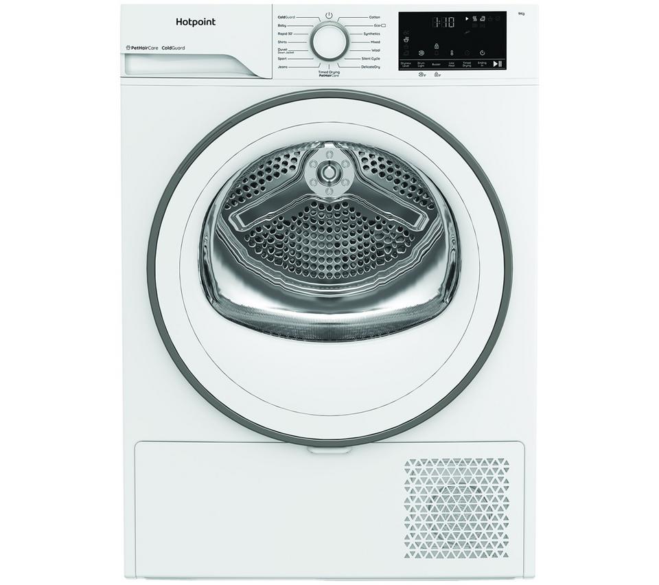 HOTPOINT PetHairCare C HD 94M WW UK 9 kg Heat Pump Tumble Dryer - White