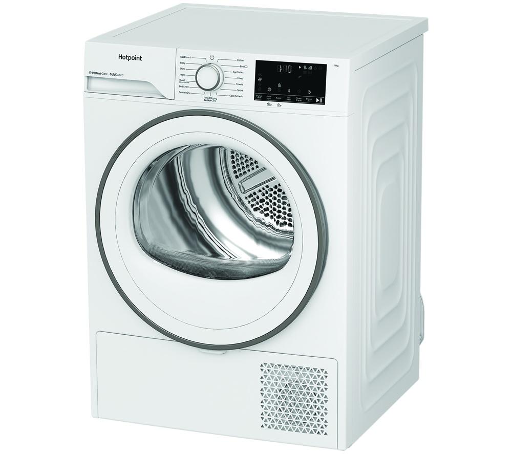 HOTPOINT PetHairCare C HD 94M WW UK 9 kg Heat Pump Tumble Dryer - White image number 16 of 19