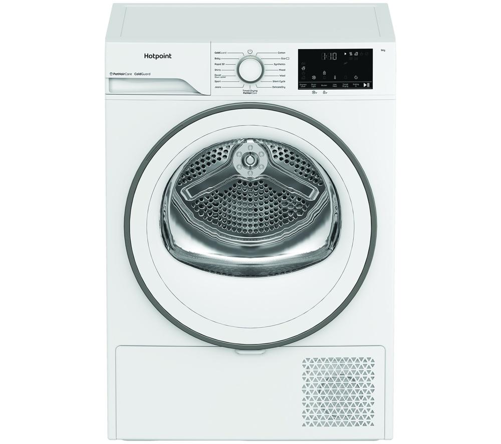 HOTPOINT PetHairCare C HD 94M WW UK 9 kg Heat Pump Tumble Dryer - White image number 17 of 19
