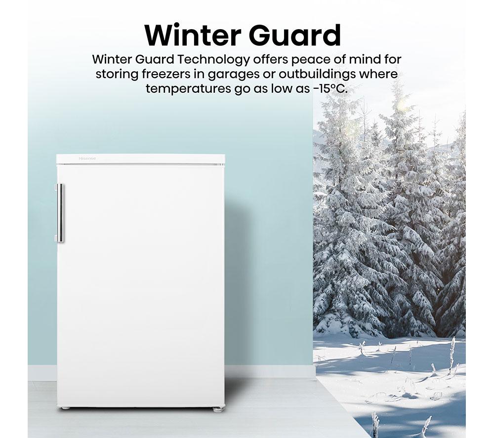 HISENSE FV105D4BW21 Undercounter Freezer - White image number 10 of 12