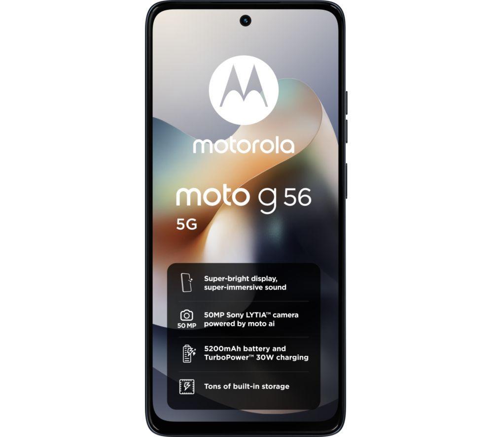 MOTOROLA Moto G56 5G - 256 GB, Black Oyster image number 7 of 7