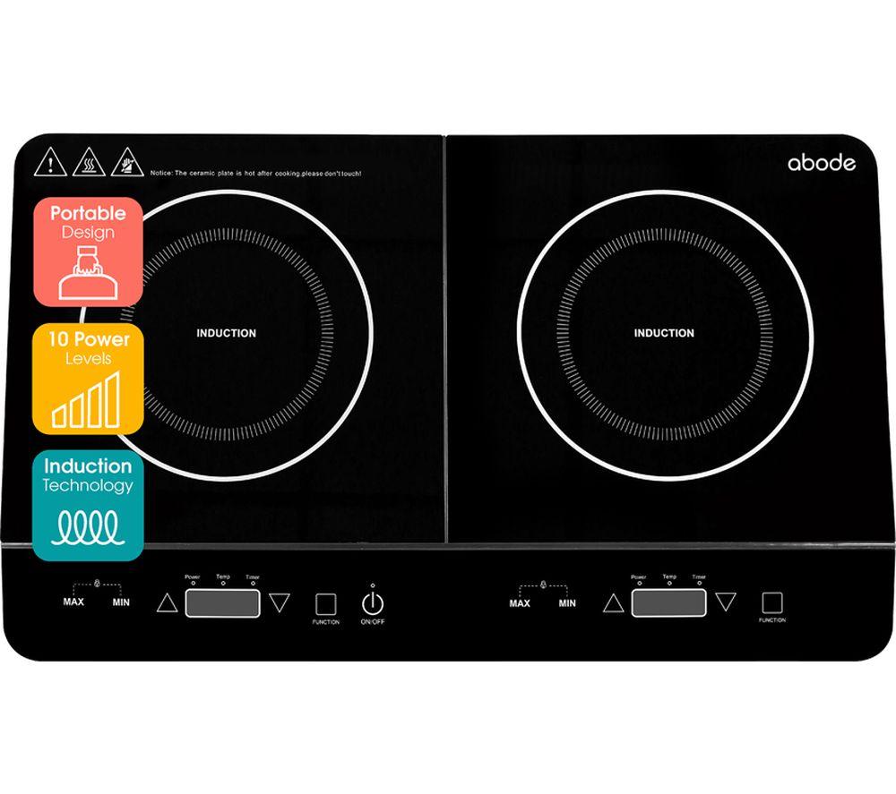 ABODE AINDH2003 Double Induction Hot Plate - Black image number 3 of 6