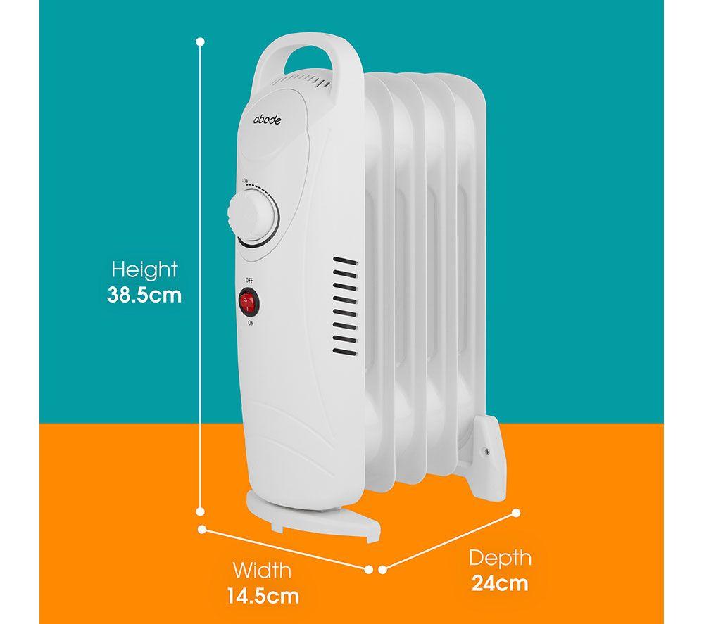 ABODE AOFR5001B Portable Oil-Filled Radiator - White image number 10 of 18
