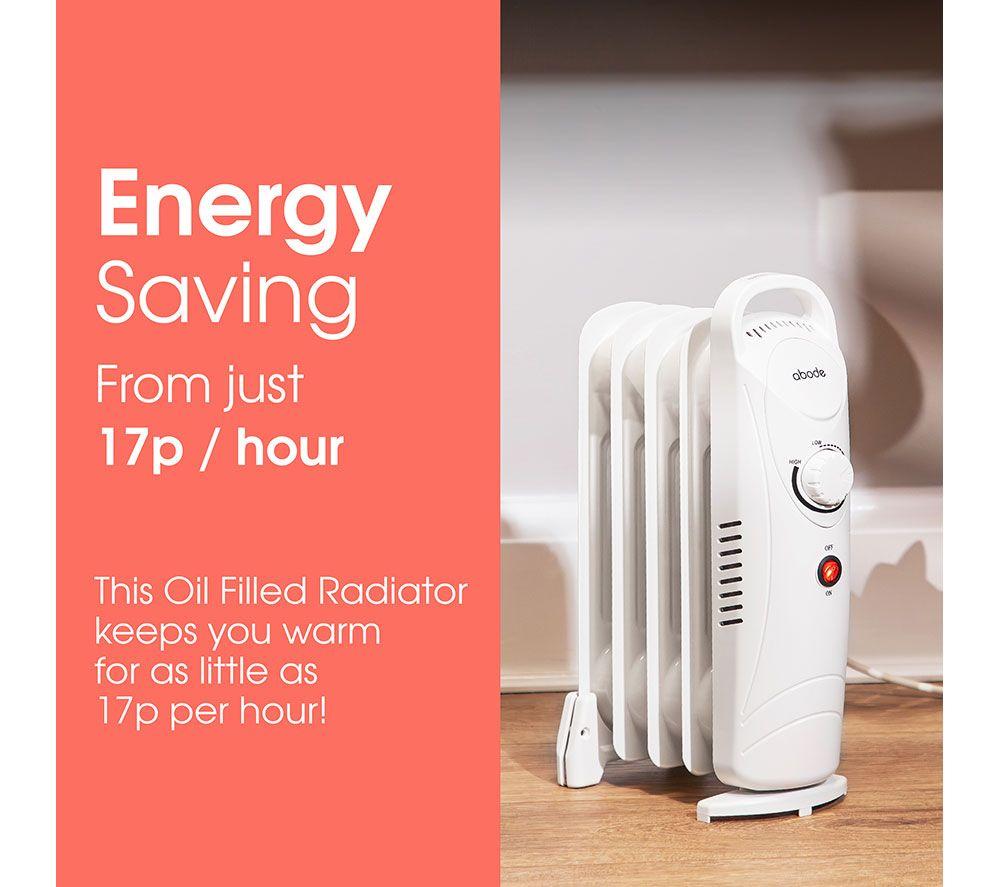 ABODE AOFR5001B Portable Oil-Filled Radiator - White image number 12 of 18