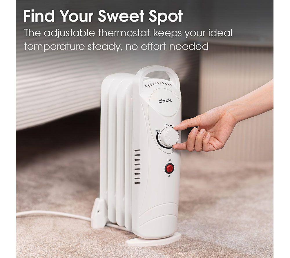 ABODE AOFR5001B Portable Oil-Filled Radiator - White image number 15 of 18