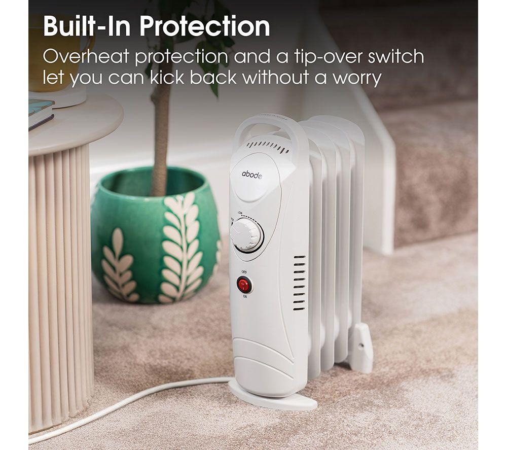 ABODE AOFR5001B Portable Oil-Filled Radiator - White image number 17 of 18