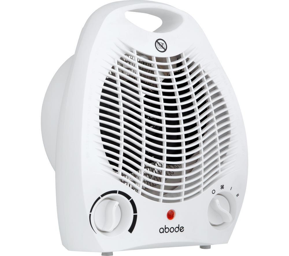 ABODE AFH1002 Hot & Cool Fan Heater - White image number 2 of 3