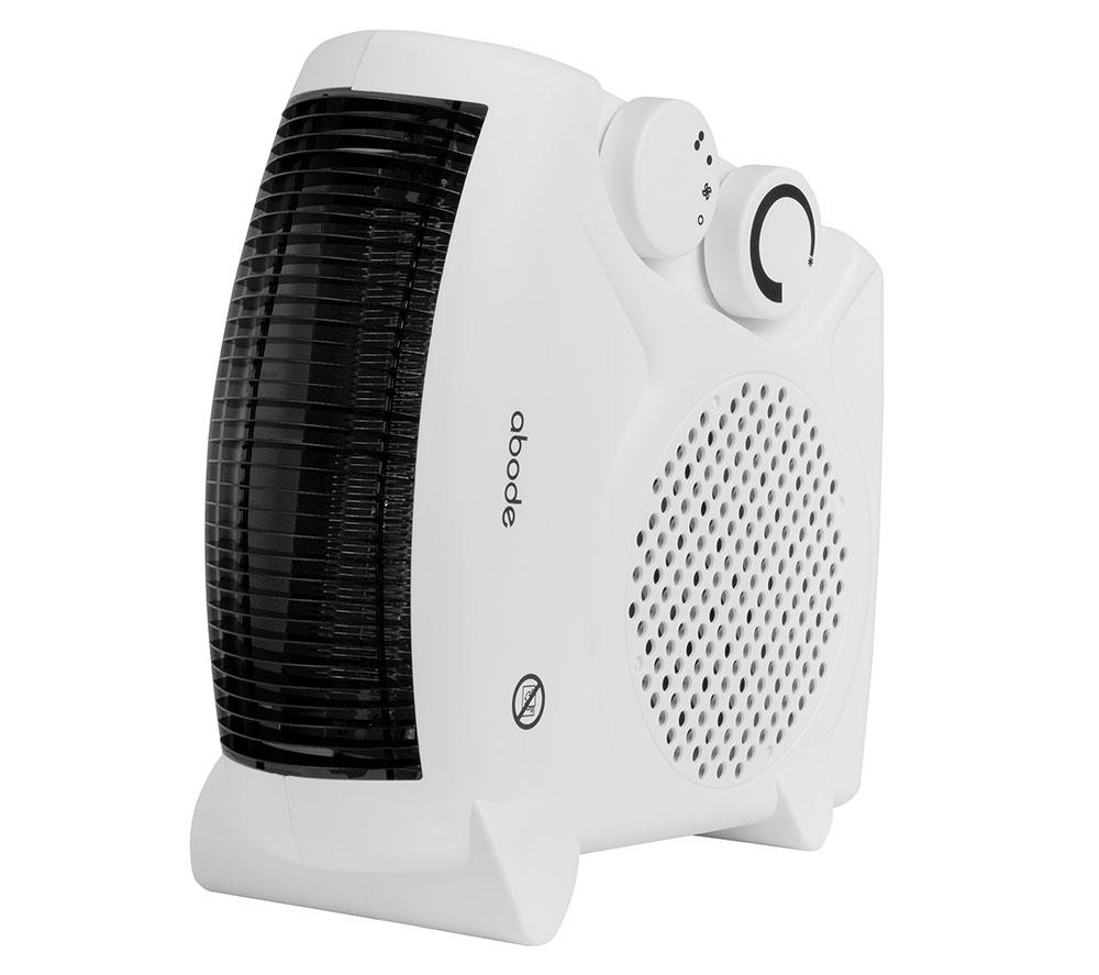 Abode Afh1001 Hot & Cool Fan Heater - White, White