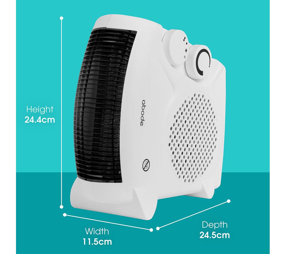 ABODE AFH1001 Hot & Cool Fan Heater - White image number 14 of 17