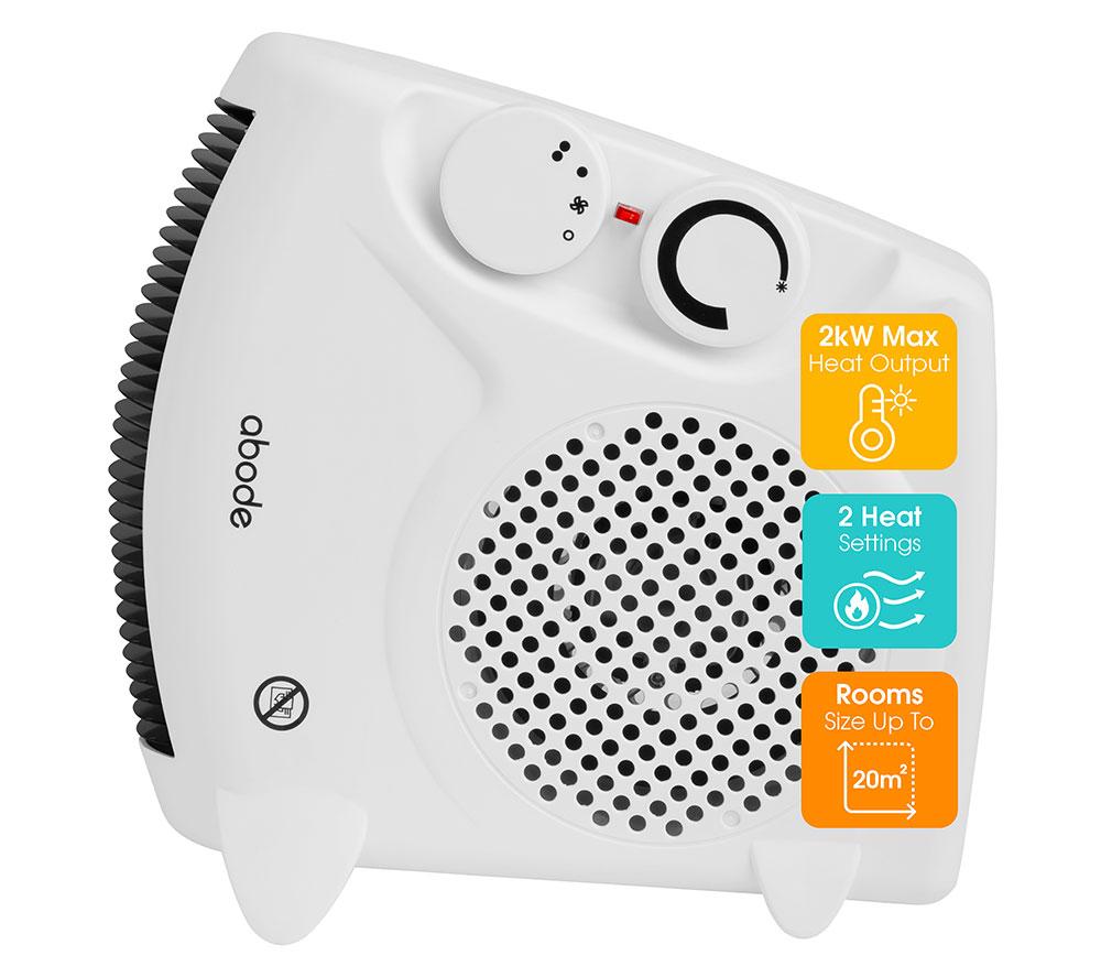 ABODE AFH1001 Hot & Cool Fan Heater - White image number 15 of 17