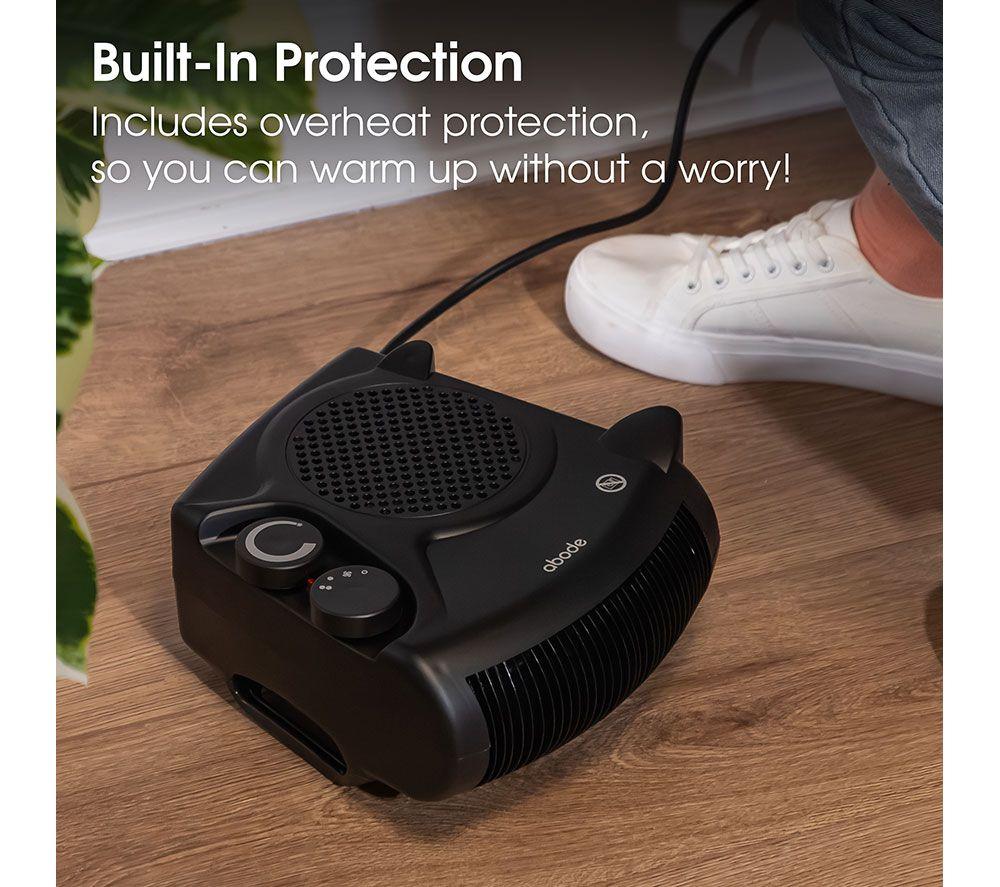 ABODE AFH1001B Hot & Cool Fan Heater - Black image number 20 of 25