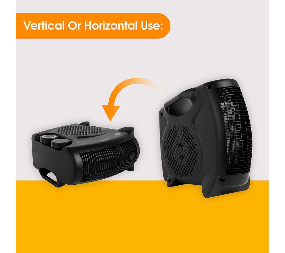 ABODE AFH1001B Hot & Cool Fan Heater - Black image number 22 of 25