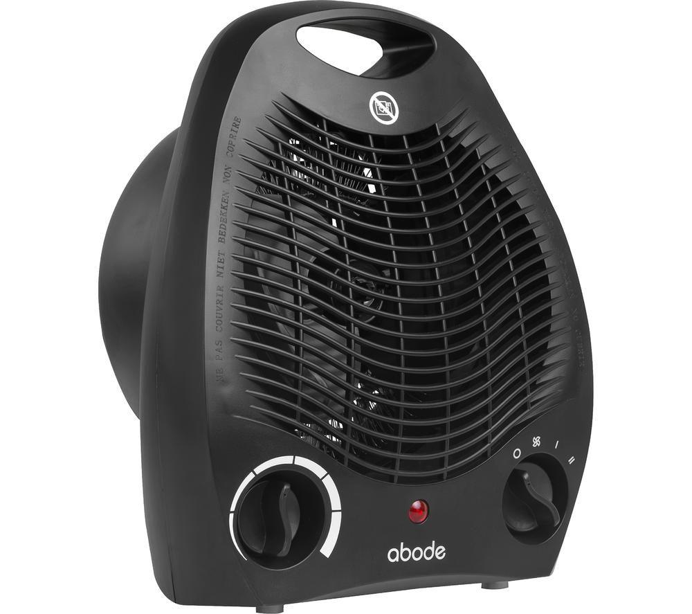 ABODE AFH1002B Hot & Cool Fan Heater - Black image number 2 of 3
