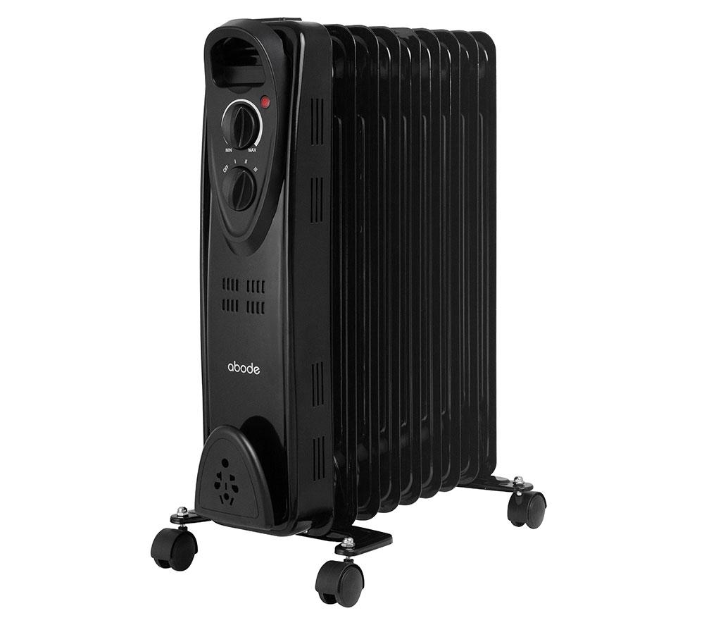 ABODE AOFR9003B Portable Oil-Filled Radiator - Black image number 3 of 15