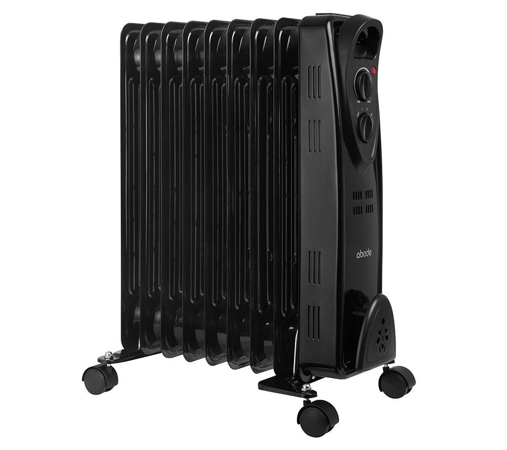 ABODE AOFR9003B Portable Oil-Filled Radiator - Black image number 4 of 15