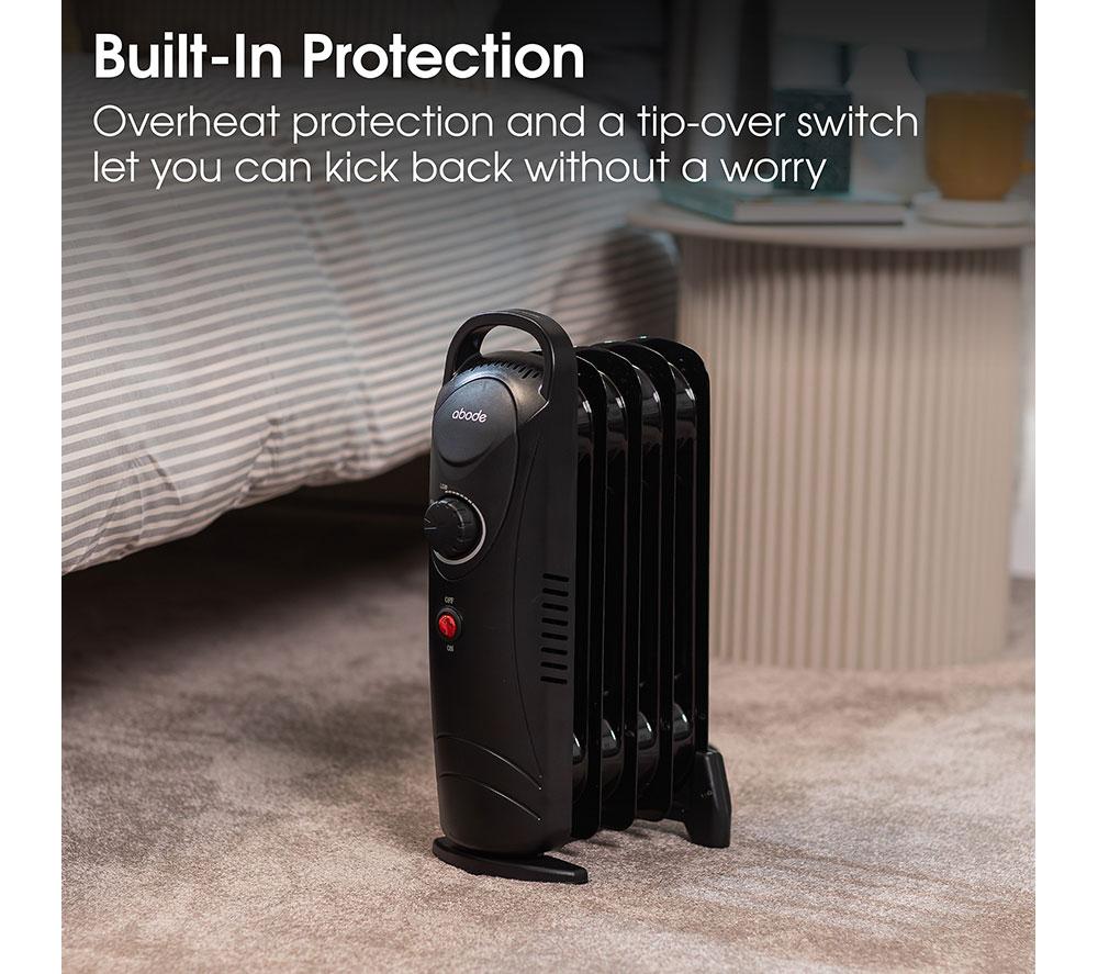 ABODE AOFR5001B Portable Oil-Filled Radiator - Black image number 13 of 14