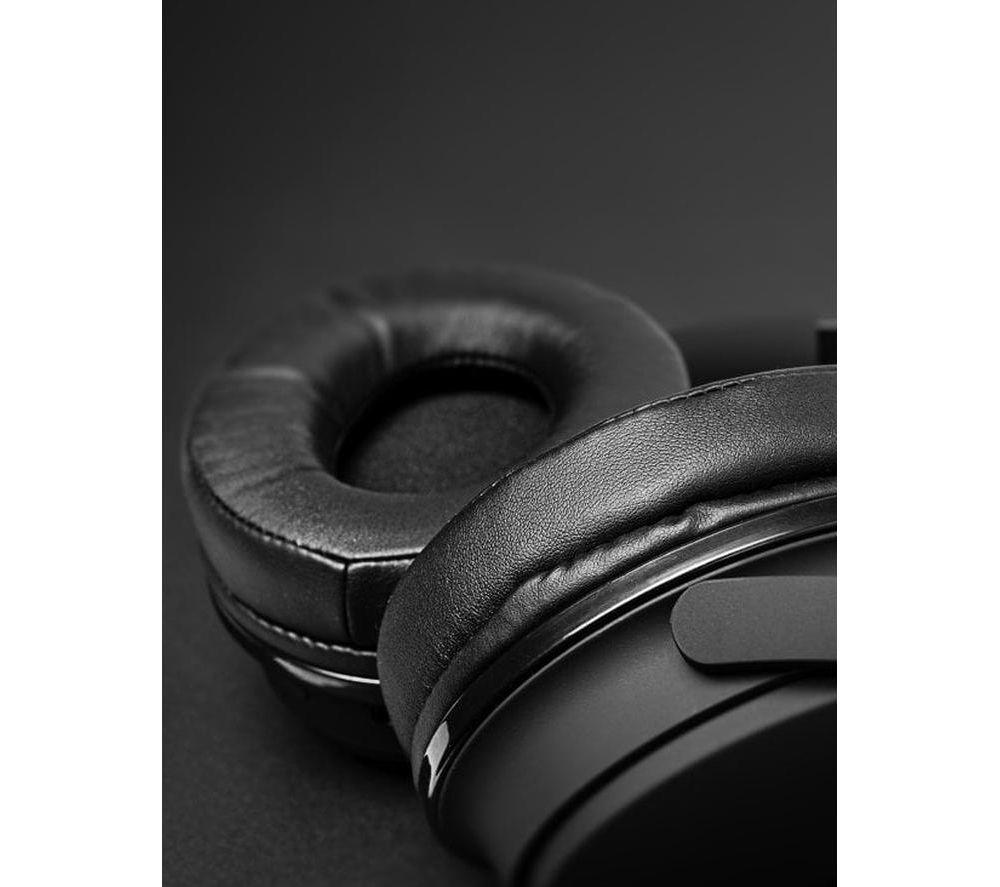 DAEWOO Sonic Beat Wireless Bluetooth Noise-Cancelling Headphones - Black image number 3 of 6
