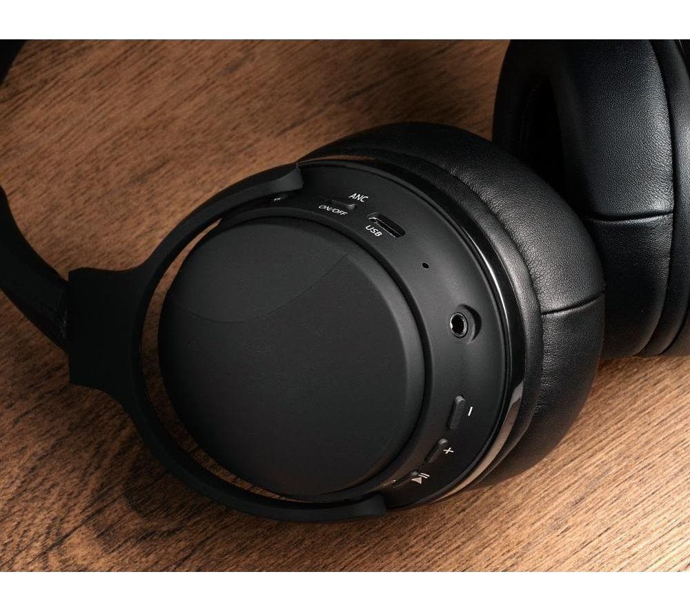 DAEWOO Sonic Beat Wireless Bluetooth Noise-Cancelling Headphones - Black image number 4 of 6