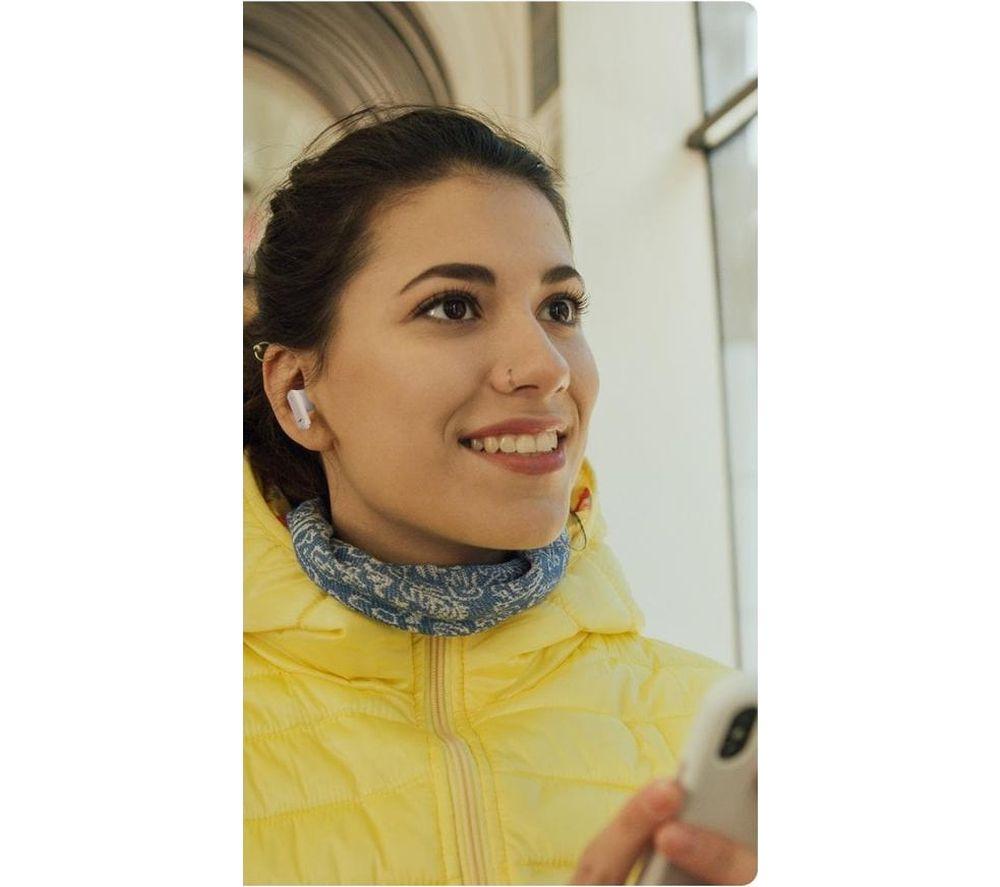DAEWOO Air Buds Pro AVS1628GE Wireless Bluetooth Noise-Cancelling Earbuds - White image number 2 of 3