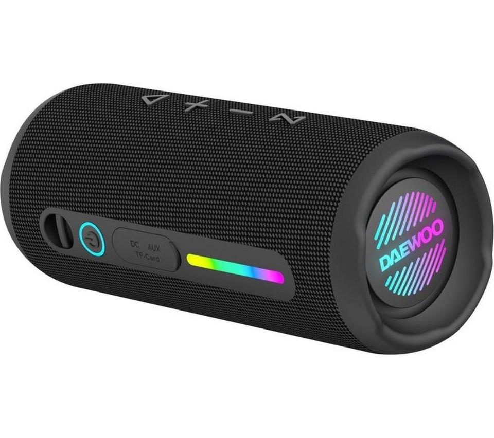 DAEWOO Boom Beat Splash Portable Bluetooth Speaker - Black
