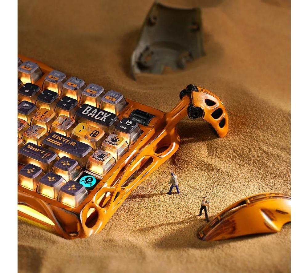 GRAVASTAR Mercury K1 Pro Wireless Mechanical Gaming Keyboard - Yellow image number 4 of 8
