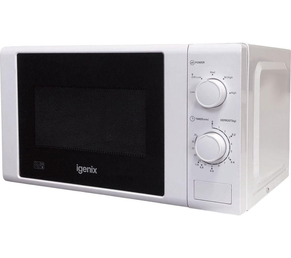 IGENIX IGPK31 Solo Microwave, Jug Kettle, 2-Slice Toaster & Iron Bundle - White image number 4 of 4