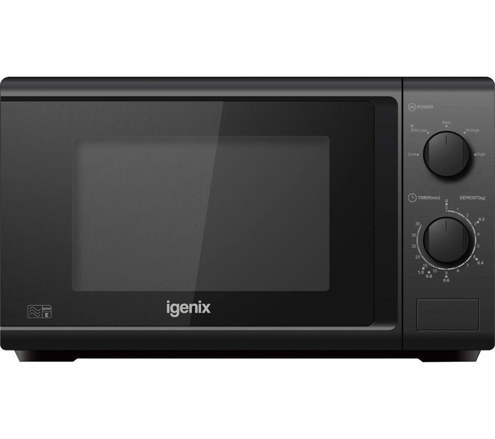 IGENIX IGPK34 2-slice Toaster, Jug Kettle & Solo Microwave Bundle - Black image number 4 of 4