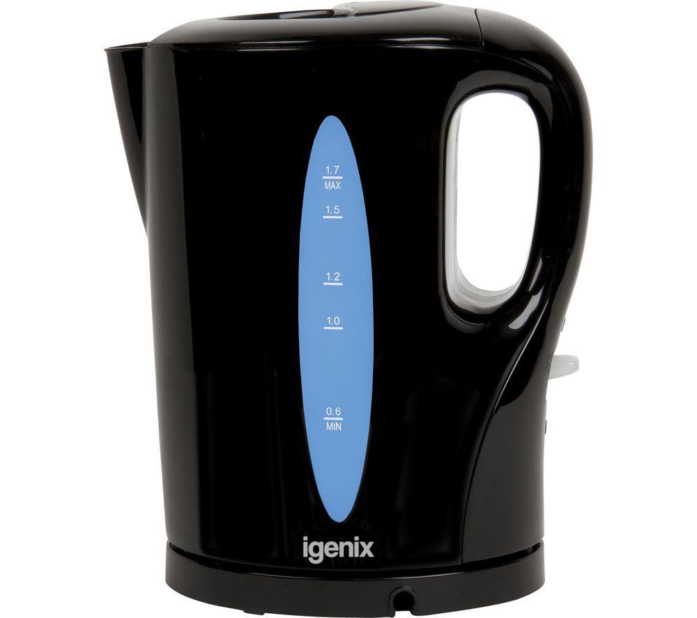 IGENIX IGPK35 Solo Microwave, Jug Kettle, 2-Slice Toaster & Iron Bundle - Black image number 5 of 5