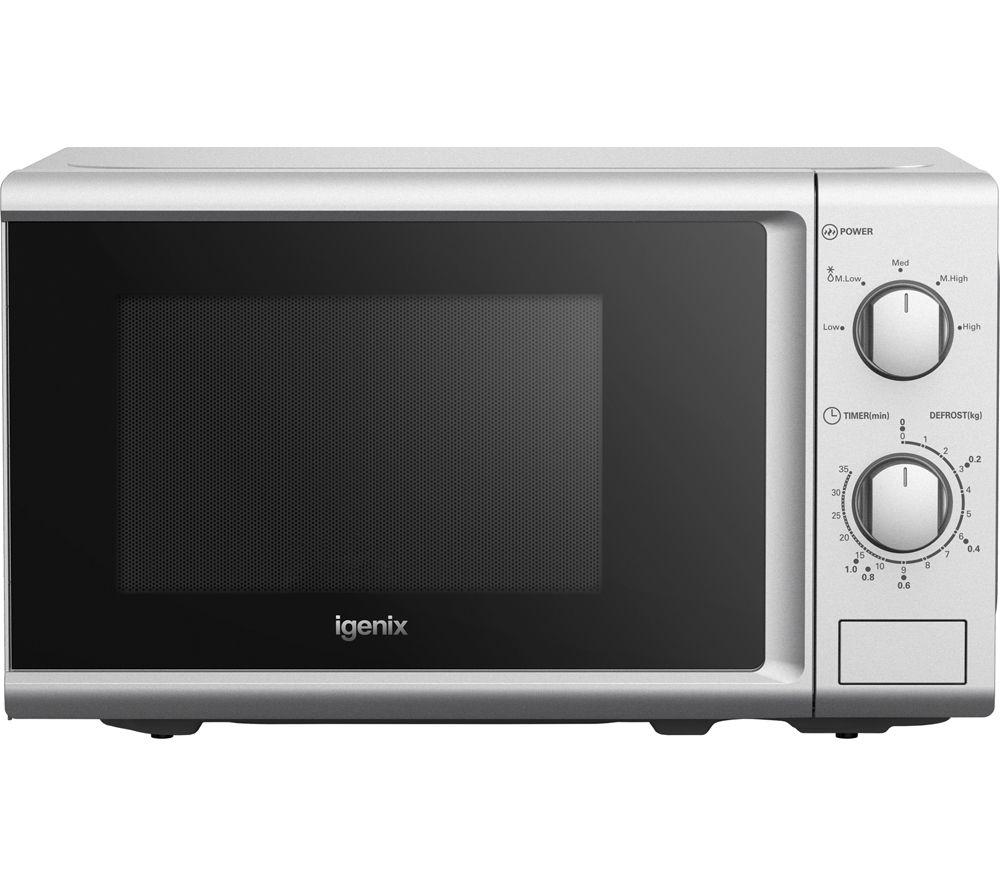IGENIX IGPK38 2-slice Toaster, Jug Kettle & Solo Microwave Bundle - Silver image number 2 of 4
